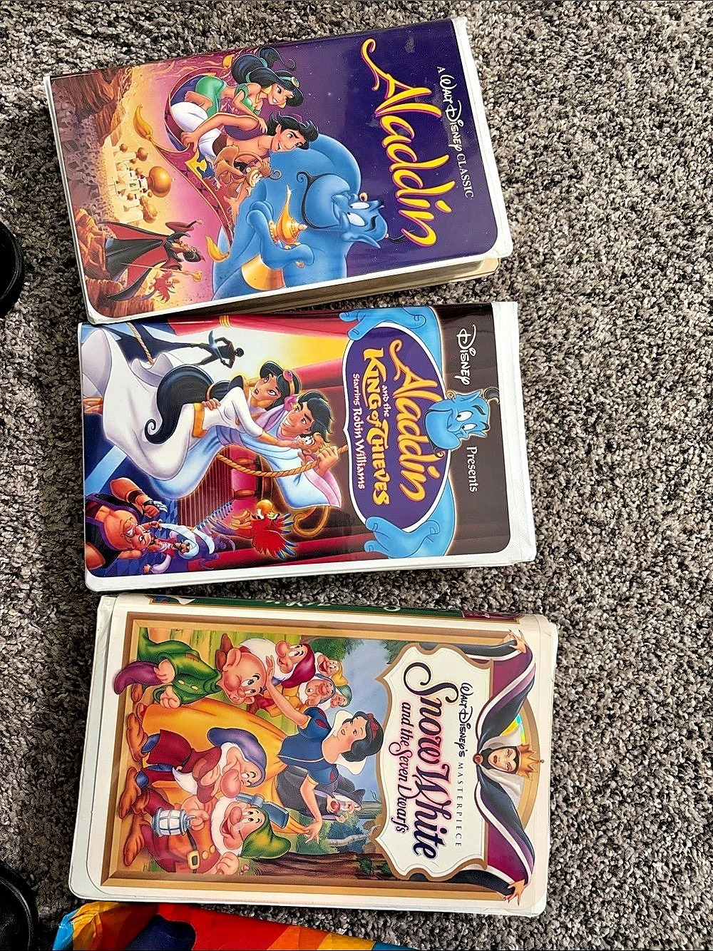 Disney Princess VHS 3-Book Storybook Set
